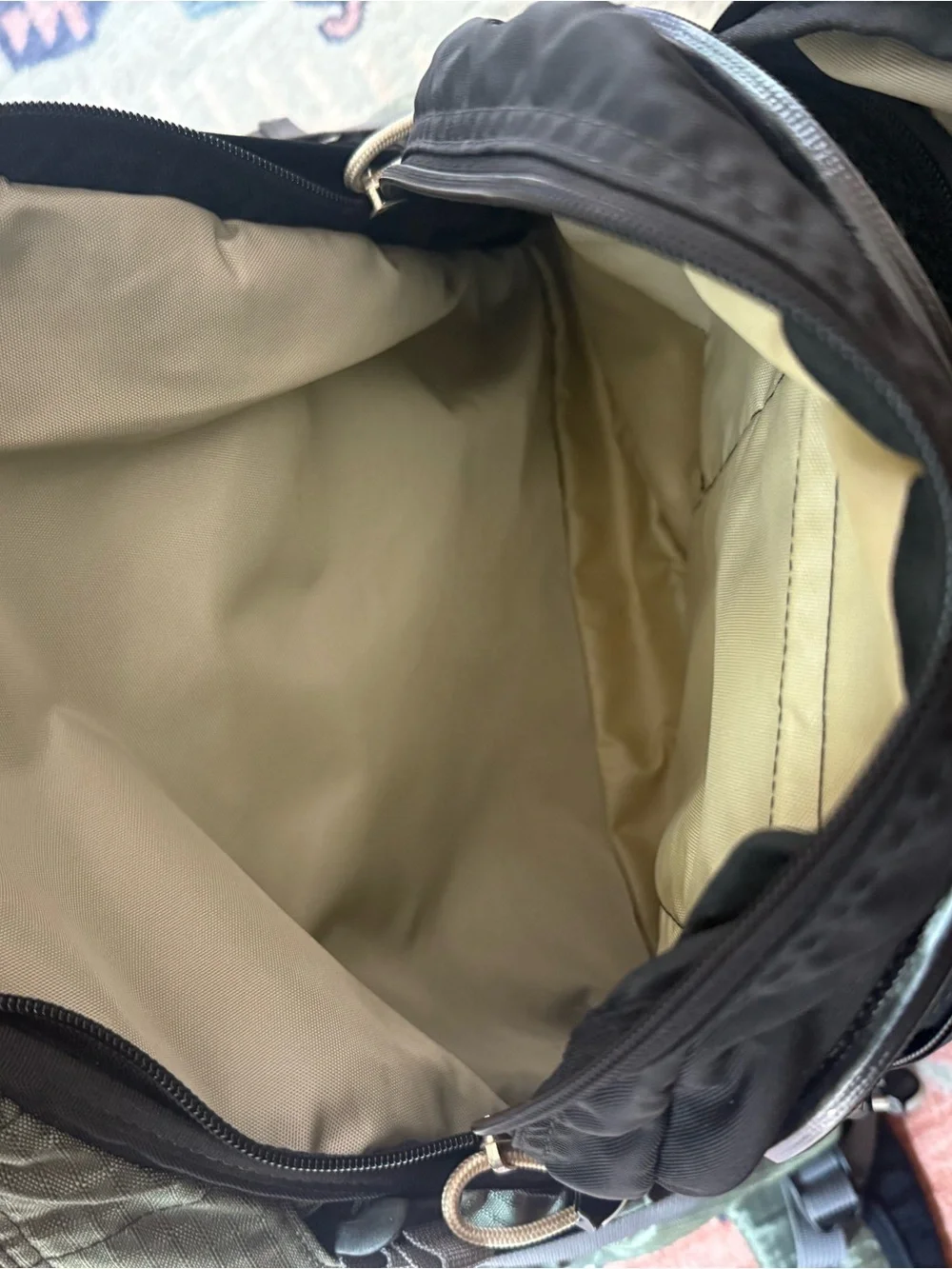 Vintage JanSport Syncline 38 Olive Green hiking day camp Backpack
